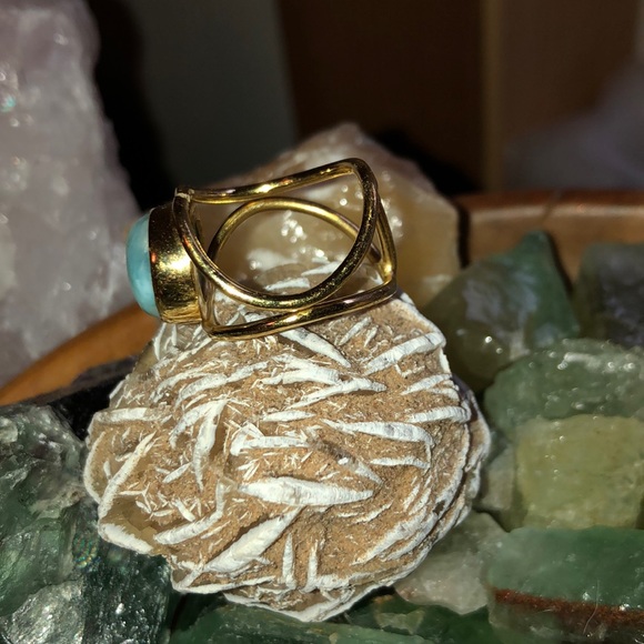 Larimar Crystal Ring “Wisdom Of The Sea”. - Picture 5 of 5